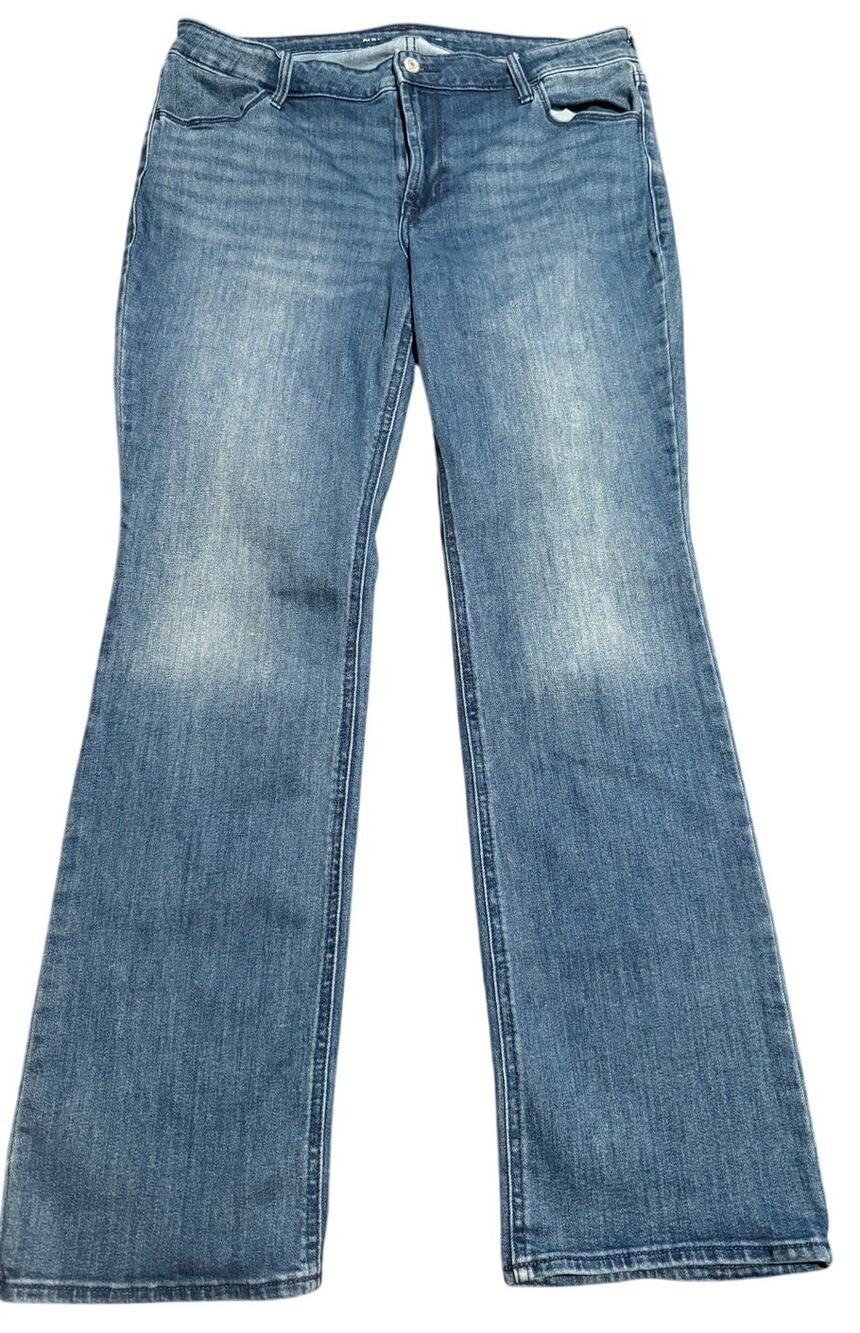 Old Navy Mid-Rise Bootcut Jeans, Stretch Medium Wash, Women's Size 14